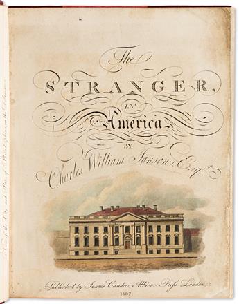 (TRAVEL.) Charles William Janson. The Stranger in America: Containing Observations Made During a Long Residence.